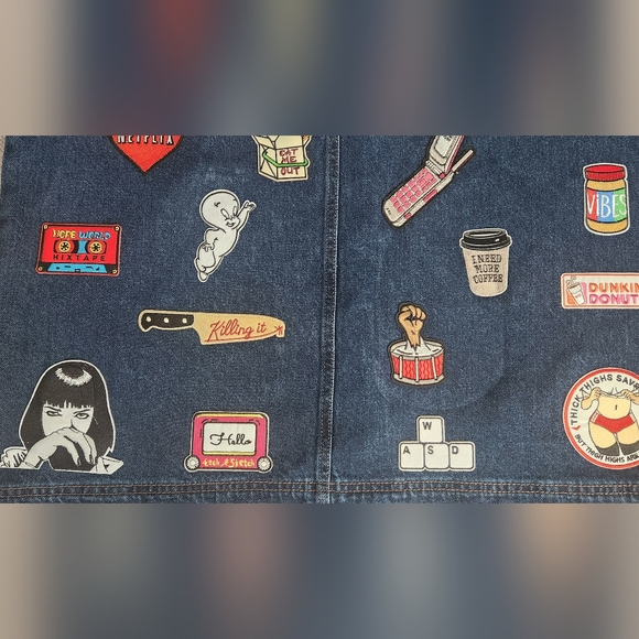 Custom jean patchwork jacket - Picture 7 of 16